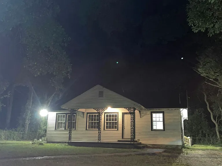 Front of House at Night