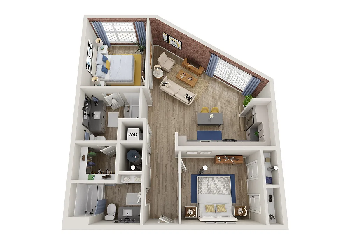Floor plan 2C-M