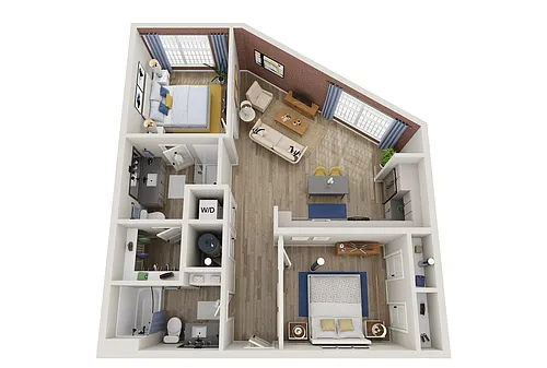 Floor plan 2C-M