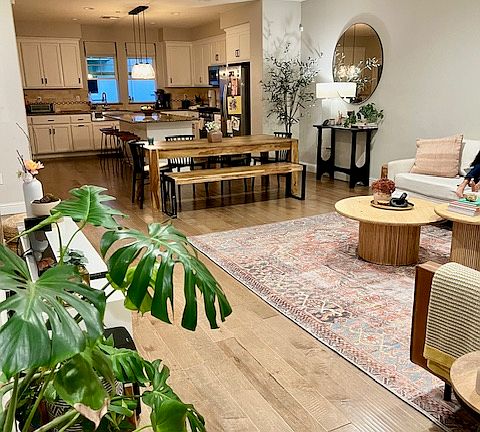 Living space 2 (showcased with furniture)