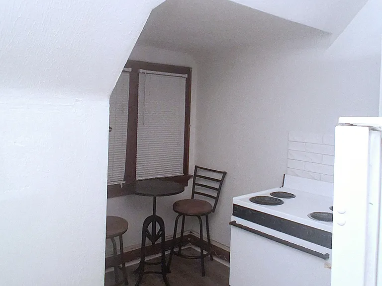 Breakfast nook, kitchen.