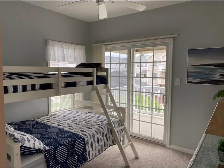 Third bedroom with double and single bunkbed