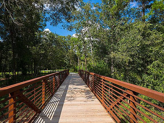 Walking trial bridge