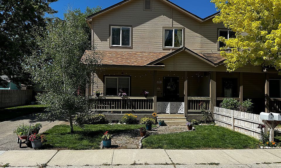 Front of house in summer