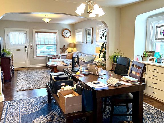 Current tenant is using the dining area as a WFH space. (The home will be unfurnished.)