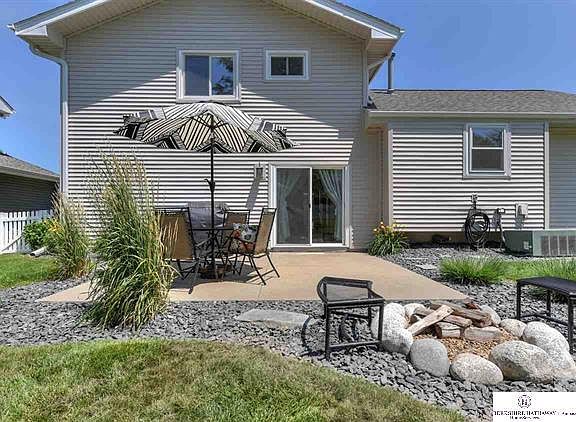 Backyard Oasis with firepit