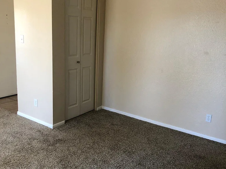 dining area and coat closet