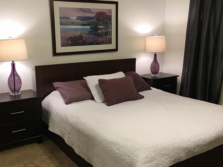 Bedroom at night