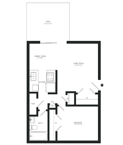 Floor plan Adair