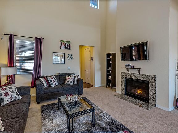 Granite surround fireplace