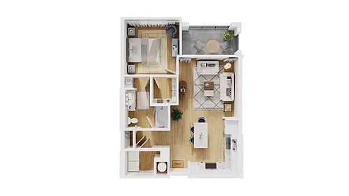 Floor plan Baldwin