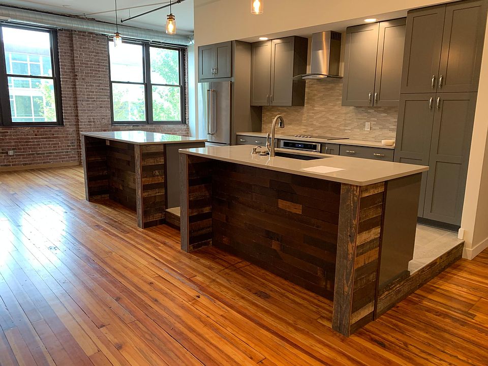 Updated! Kitchen. Added end walls to islands