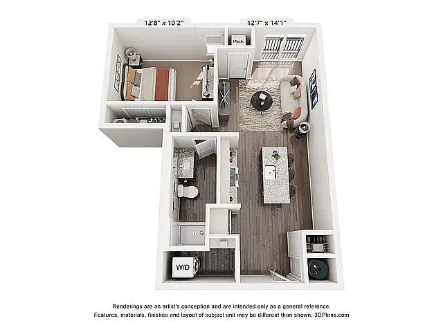 Floor plan 1B6 Whistler