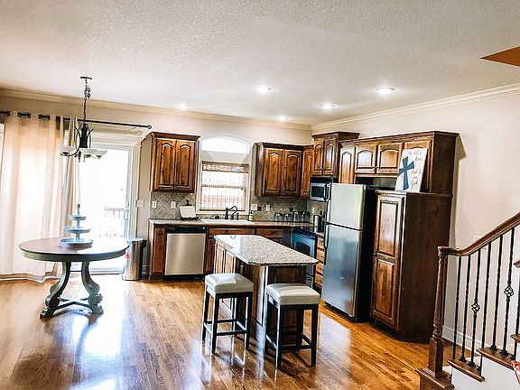 Kitchen with stainless steel