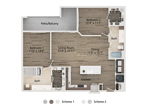 Floor plan B3