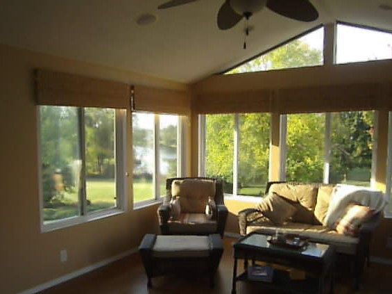 Vaulted sunroom