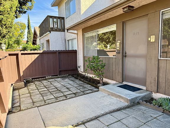Front entry and patio