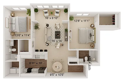 Floor plan Hulling B2D
