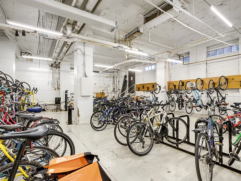 Bike storage room