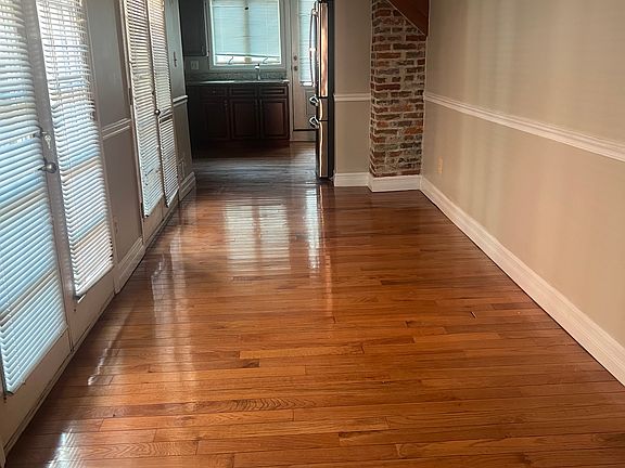 Dining space with side patio