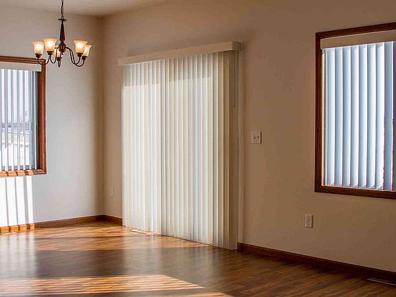 Main floor dining and living area.