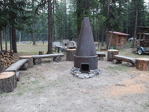 Firepit area