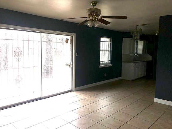 Dining area with sliding glass doors to back patio