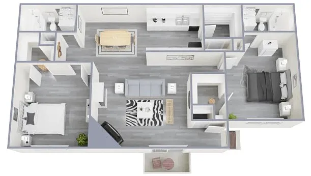 Floor plan 2 Bedroom