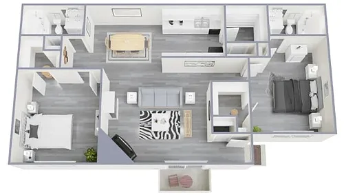 Floor plan 2 Bedroom
