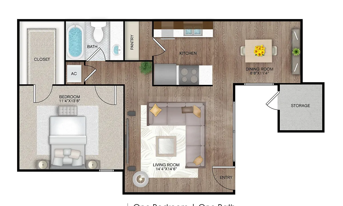 Floor plan A2C