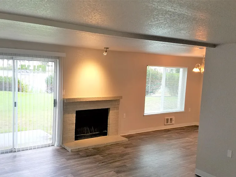 Living Room with sliding door to patio
