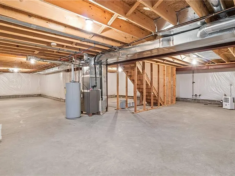 Open space in basement