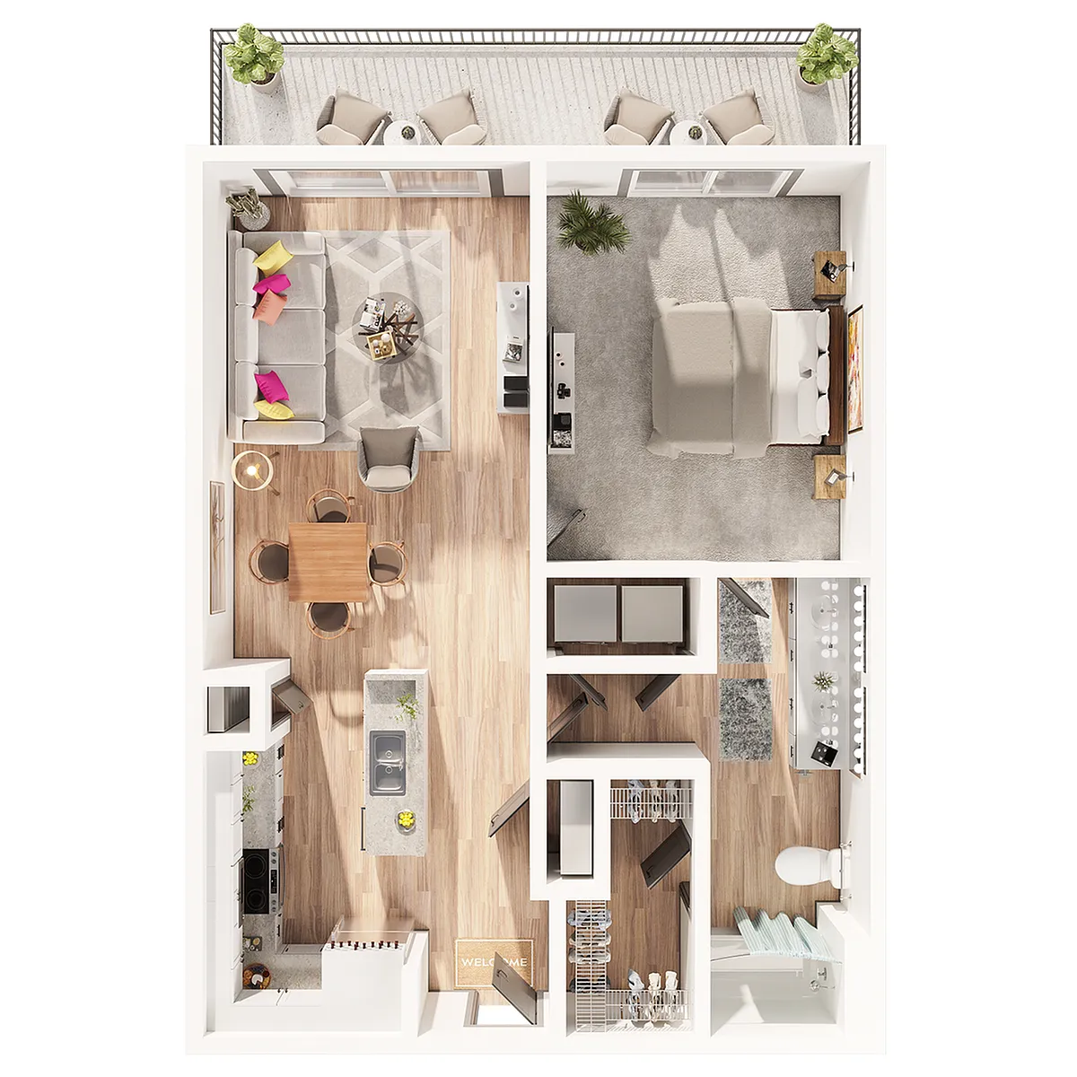 Floor plan A1F
