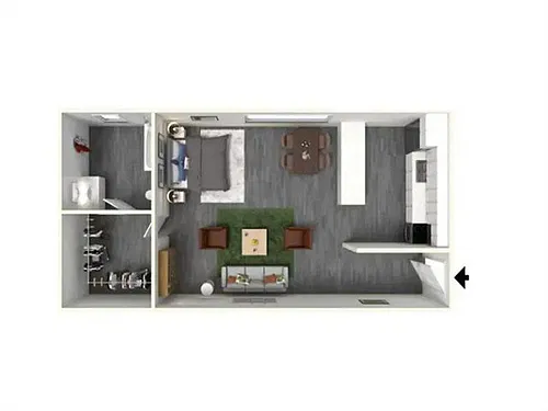 Floor plan StudioR