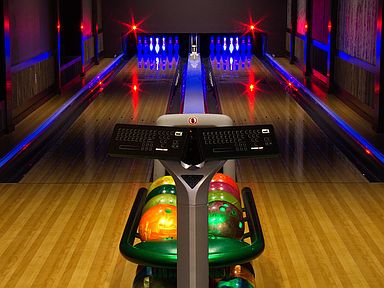 Enjoy a game (or two) of bowling in our private bowling alle