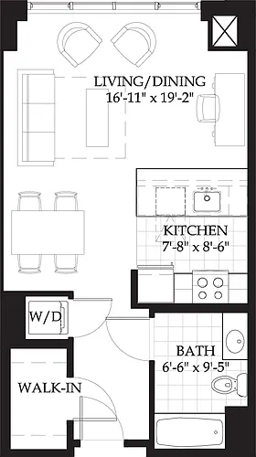 Floor plan Asteria-Studio (1)
