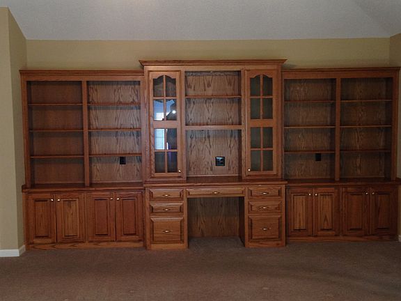 built ins in living room