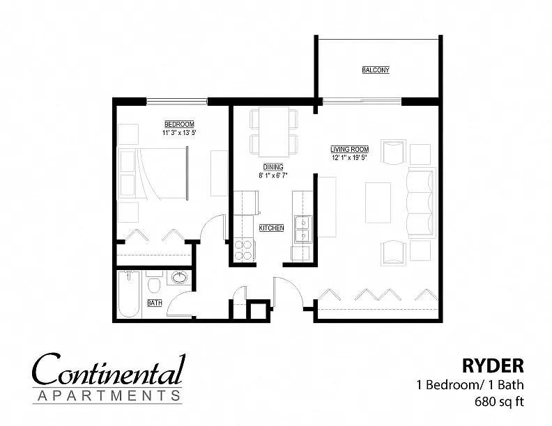 Floor plan Ryder