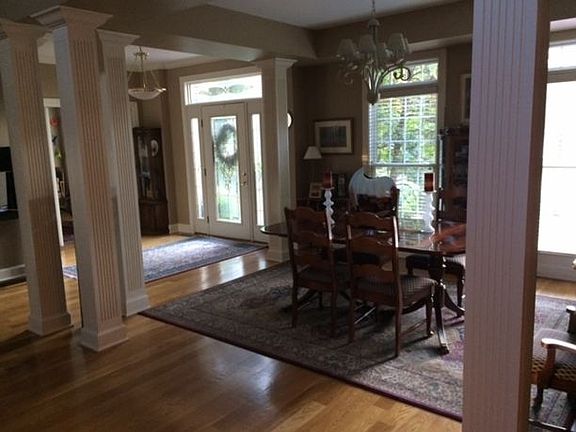 Foyer and dining room