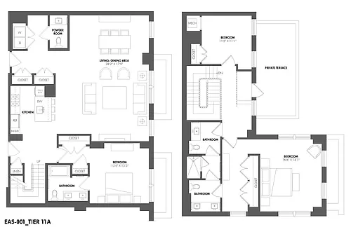 Floor plan 3 Bed/2.5 Bath