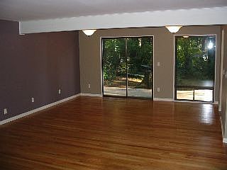 Real Wood Open Floor Plan Contemporary Living