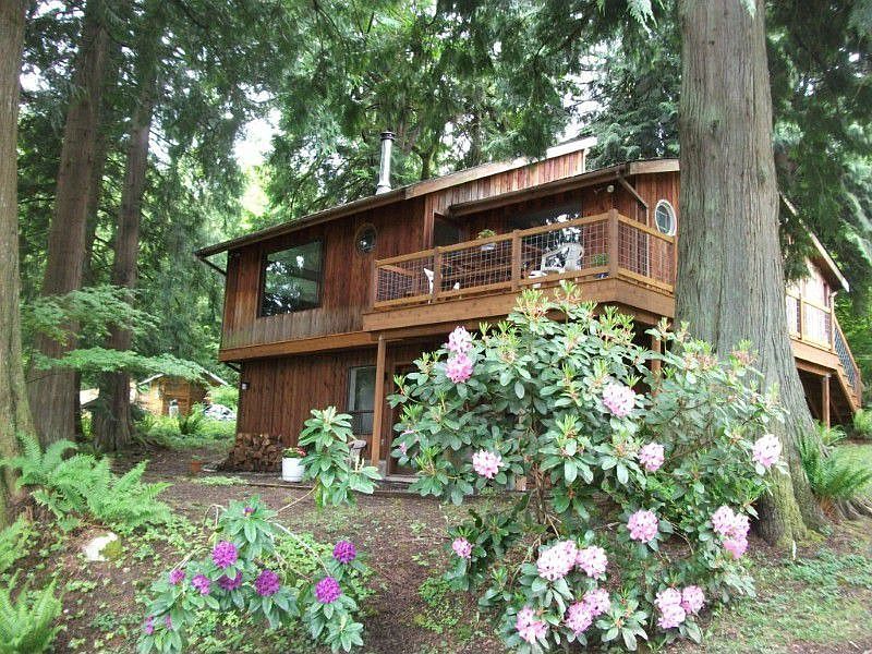 An inspiring setting for a cedar home in the Lake Samish Community.