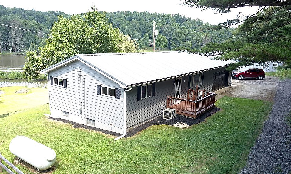 Front of house with deck