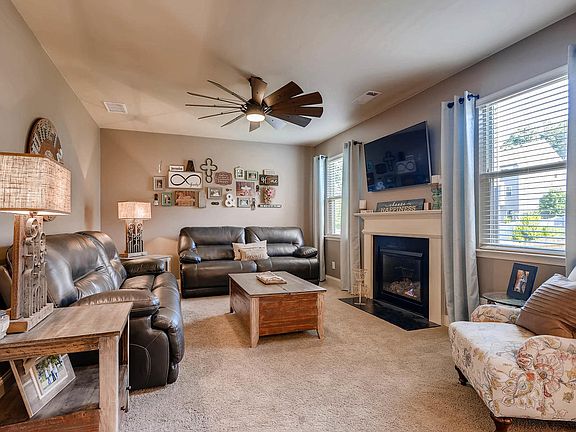 Fireplace in Great room area