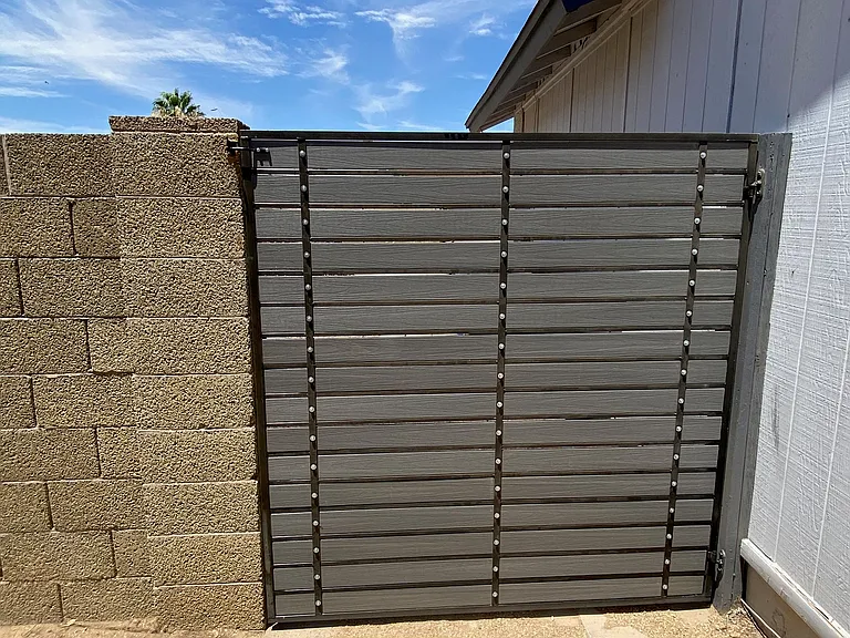 Over 5 ft wide Gate