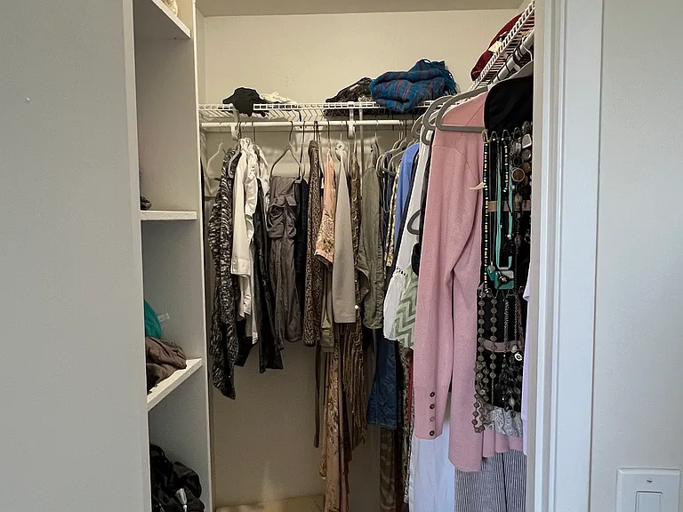 Second bedroom walk-in closet