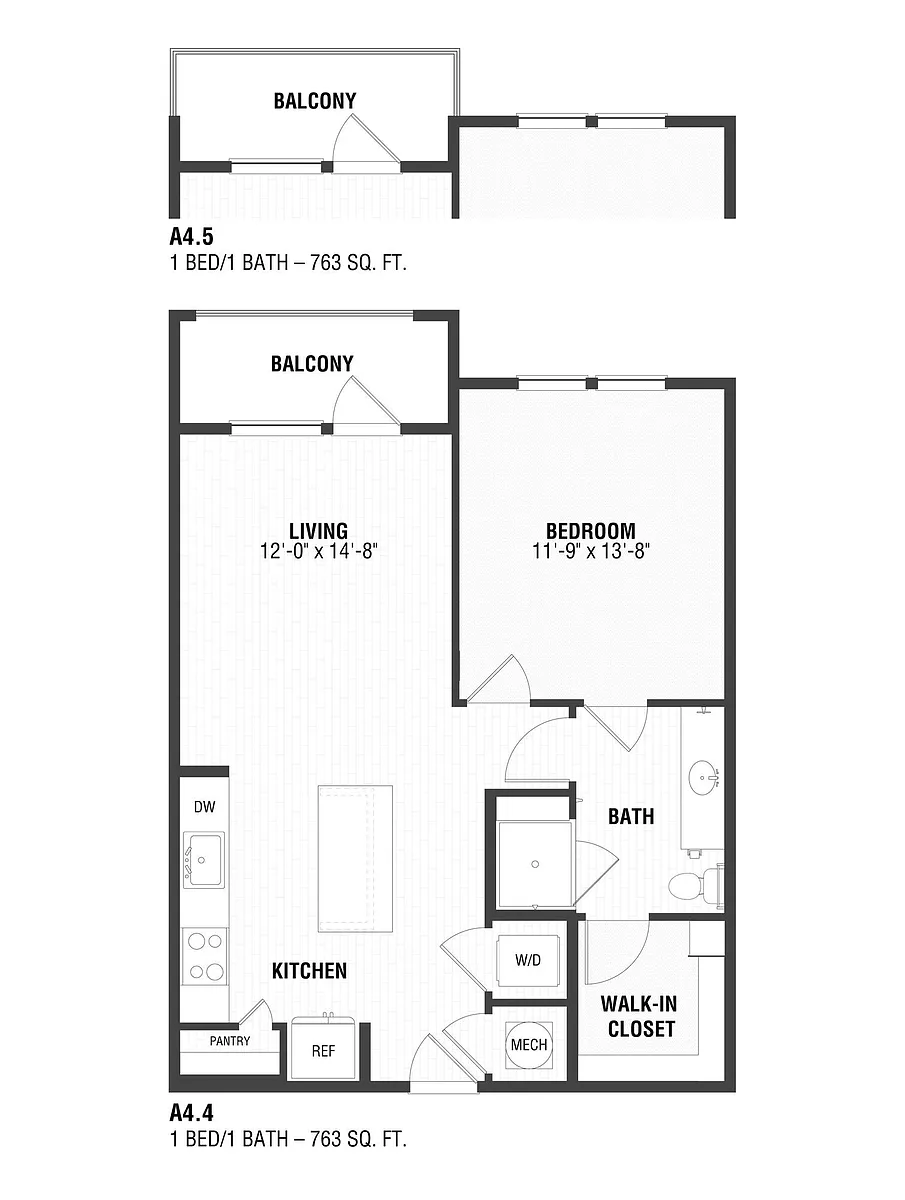 Floor plan A45