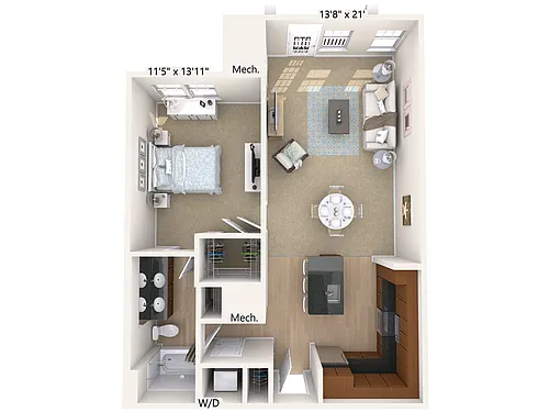 Floor plan A5-1-830-sq