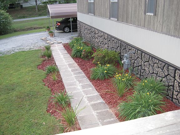 Front Walk to Carport