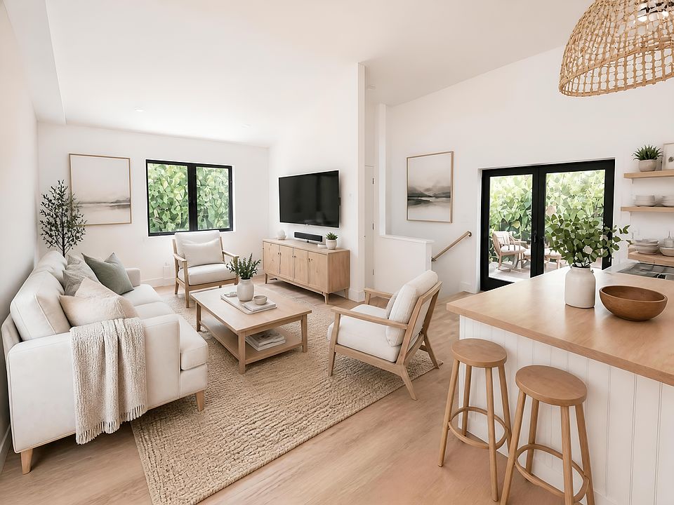 Living room, staged with AI